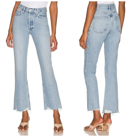 AGOLDE Mid Rise Relaxed Boot in Curio - Picture 2 of 7